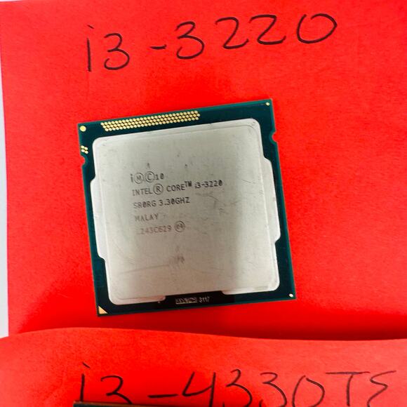 Lot of 37 Intel Core i3-550 i3-2120 i3-3220 i3-4150 i3-4160T i3-4330TE i3-6100 - Picture 4 of 11